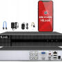 Zestaw do monitoringu TurboHD, 3 kamery 5Mpx, rejestrator 4ch - HiLook by Hikvision | TVICAM-T5M + DVR-4CH-4MP