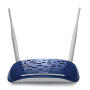 4x 10/100Mbps - TD-W8960N - Bezprzewodowy router/modem ADSL2+, standard N, 300Mb/s - TP-LINK