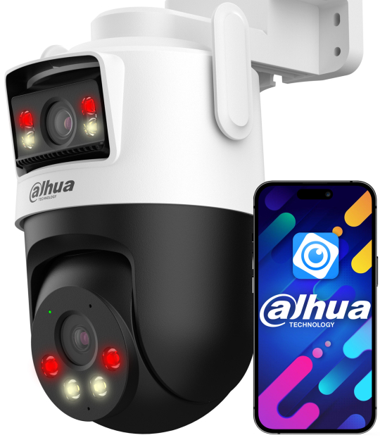 P5D-5F-PV - Kamera obrotowa WiFi 2x 5Mpx Picoo Dual, 2.8mm+6mm, Smart Dual Light, Autotracking - Dahua | 6939554935695