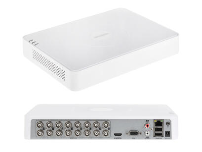 DS-7116HQHI-K1 - Rejestrator 16-kanałowy, IP,  EkoDVR, HD-TVI, 4K - HIKVISION | 6954273648787