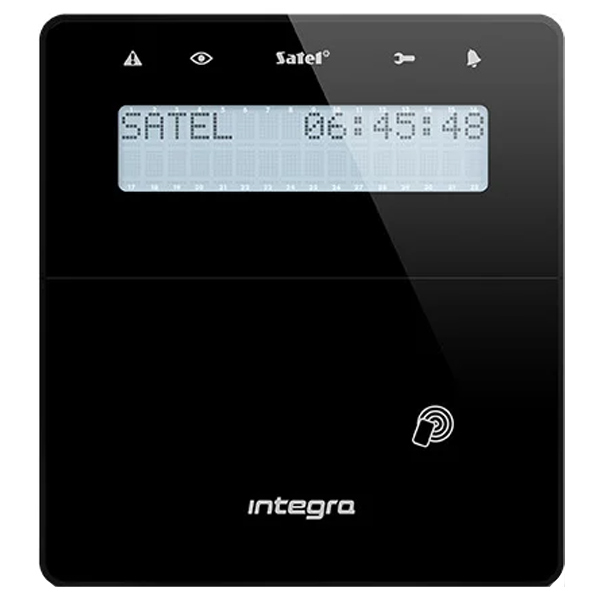 INT-KWRL2-B -Bezprzewodowy manipulator LCD z czytnikiem zbliżeniowym -  SATEL | INT-KWRL2-B