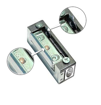R4-12.40 - 12V - Elektrozaczep z pamięcią, z blokadą - Elektra Plus | R4-12.40