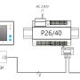 S1101A -  Panel bramowy DUO 1-rodzinny z kamerą i czytnikiem kart RFID 125kHz, natynkowy - Vidos