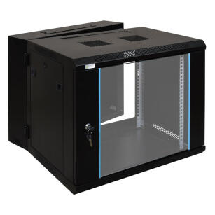 RWD966 - Szafa RACK 19" wisząca podwójna złożona 9U/600x600 - Pulsar | RWD966