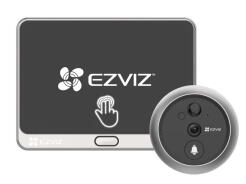 DP2 - Inteligentny wizjer WiFi z ekranem dotykowym, kamerą i czujką PIR - EZVIZ | 5904473751290