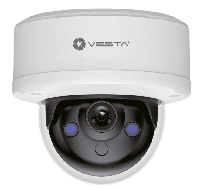 IPC-D24-L - Kamera kopułkowa IP 4Mpx, 2.8mm, Smart Dual Light, Starlight, Mikrofon, AI, IK10 - VESTA | IPC-D24-L