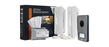 1122/402 - Zestaw domofonowy dwurodzinny z dwoma unifonami Signo - Miwi-Urmet | 5903878053596