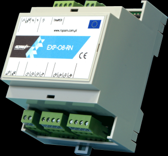 EXP-O8T-RN -D4M - Moduł, ekspander wejść - ROPAM | EXP-O8T-RN -D4M