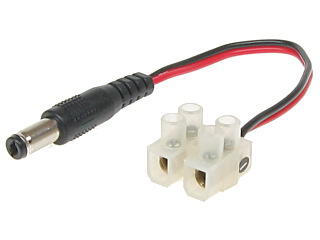 WT-1L - Wtyk zasilania 2.1/5.5 z przewodem | WT-1L