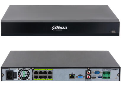 NVR5208-8P-XI - Rejestrator IP 8 kanałowy, do 32Mpx, 2xHDD, 8xPoE, AcuPick, Ai - DAHUA | NVR5208-8P-XI