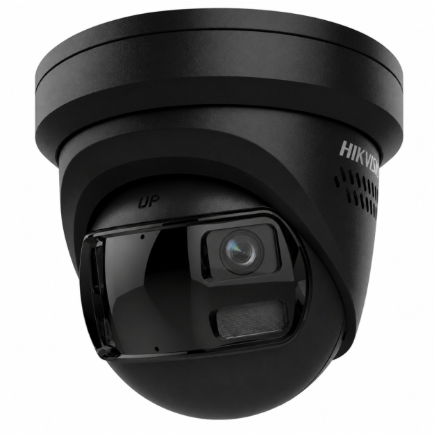 DS-2CD2363G2P-LISU/SL BLACK - Kamera panoramiczna IP 4MPx, 2x 2.8mm, Smart Hybrid Light - Hikvision | 6936422195670