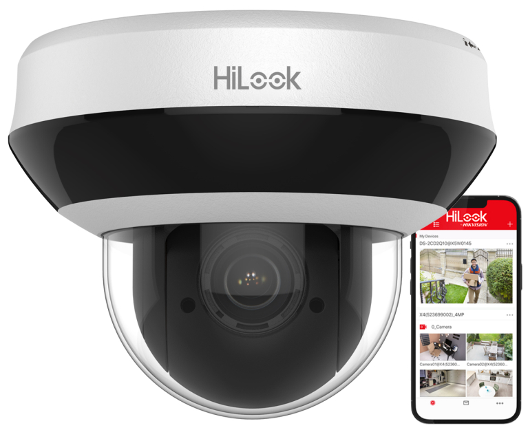 PTZ-C4MP / PTZ-N2404I-DE3 - Kamera obrotowa IP 4Mpx, Mini PTZ, IR20m, PoE - HiLook by Hikvision | 6931847136956