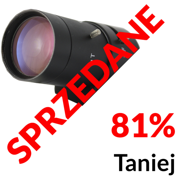 SSV05100GNB - Obiektyw do kamer CCTV 1/3