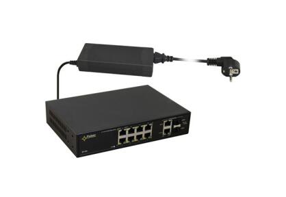 SF108 - Switch PoE 8xPoE + 2xUplink 10/100/1000 Mbps, 2xSFP - Pulsar | 5902135308042