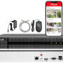 Zestaw do Monitoringu IP 6Mpx, 10 Kamer IPC-B160HA-LU Smart Hybrid Light, PoE - HiLook by Hikvision