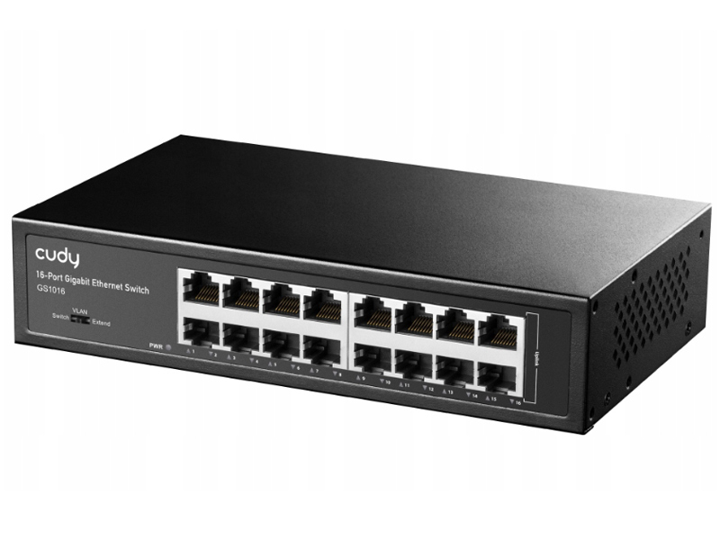 GS1016 - Switch gigabitowy 16-portowy, 16x 10/100/1000 Mb/s - Cudy ...