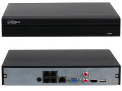 NVR4104HS-P-4KS3 - Rejestrator IP 4 kanałowy, do 12Mpx, 1xHDD, 4xPoE, H.265+, Ai - DAHUA | 6923172573803