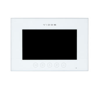 M11W - Monitor do wideodomofonu, 7” LCD, microSD - Vidos | 5907281201438