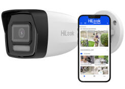 IPCAM-B2-30DL - Kamera tubowa IP 2Mpx, 2.8mm, Mikrofon, Smart Hybrid Light - Hilook by Hikvision | IPCAM-B2-30DL