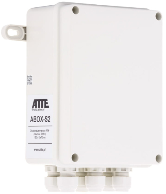 ABOX-S2 - Obudowa zewnętrzna, 150 x 110 x 70 mm, IP56 - Atte | 5902143690627