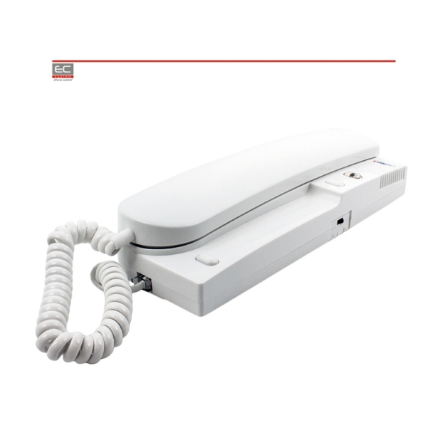 LY-8M-1 - Unifon cyfrowy z sygnalizacją wywołania LED oraz dodatkowym przyciskiem sterowania i funkcją dzwonka - Laskomex | LY-8M-1