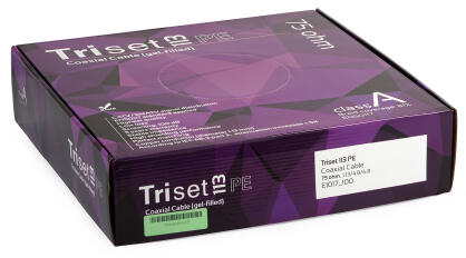 TRISET-113 PE - Przewód koncentryczny żelowany RG-6 75Ω klasa A 100m - Triset