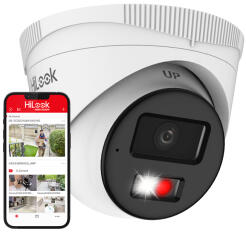 IPC-T240HA-LUC - Kamera kopułkowa IP 4MPx, 2.8mm, Smart Hybrid Light, Mikrofon - HiLook by Hikvision | 6942160461656