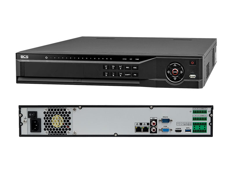 BCS-NVR32045ME-II - Rejestrator IP, 32-kanałowy, do 8Mpx, 4x HDD - BCS LINE | BCS-NVR32045ME-II