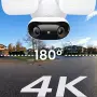 F751W - Kamera zewnętrzna IP 8Mpx, 180°, Floodlight 3000lm, Wi-Fi, Detekcja AI - Reolink