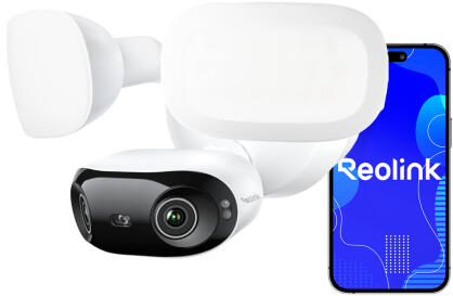 F751W - Kamera zewnętrzna IP 8Mpx, 180°, Floodlight 3000lm, Wi-Fi, Detekcja AI - Reolink | F751W