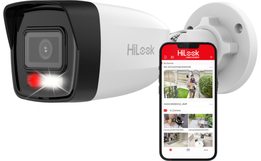 IPC-B160HA-LU - Kamera tubowa IP 6Mpx, 2.8mm, Mikrofon, Smart Hybrid Light, MD 2.0 - Hilook by Hikvision | IPC-B160HA-LU