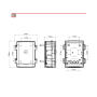 BCS-P-A51- Adapter montażowy do kamer obrotowych serii POINT - BCS POINT - 6