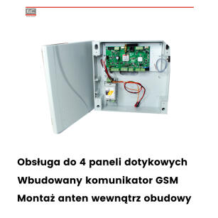 OptimaGSM-SET - Centrala alarmowa z komunikacją GSM i funkcjami automatyki budynkowej OptimaGSM/AT-GSM-MINI90/O-R3P/PSR-ECO-2012 (zestaw) - ROPAM | OptimaGSM-SET