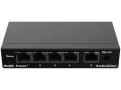RG-ES205GC - Switch sieciowy 5x RJ45 10/100/1000Mbps, zarządzalny - Reyee by Ruijie | RG-ES205GC