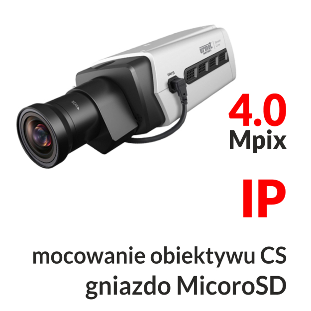 SL541NB/DO-P - Kamera typu BOX 4.0 Mpix IP microSD - Miwi Urmet