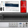 Zestaw do monitoringu TurboHD, 8 kamer 5Mpx, rejestrator 8ch - HiLook by Hikvision | TVICAM-B5M + DVR-8CH-5MP