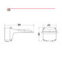BCS-P-UA111 / BCS-P-UA111-G - Uchwyt ścienny z adapterem do kamer serii POINT - BCS POINT - 4