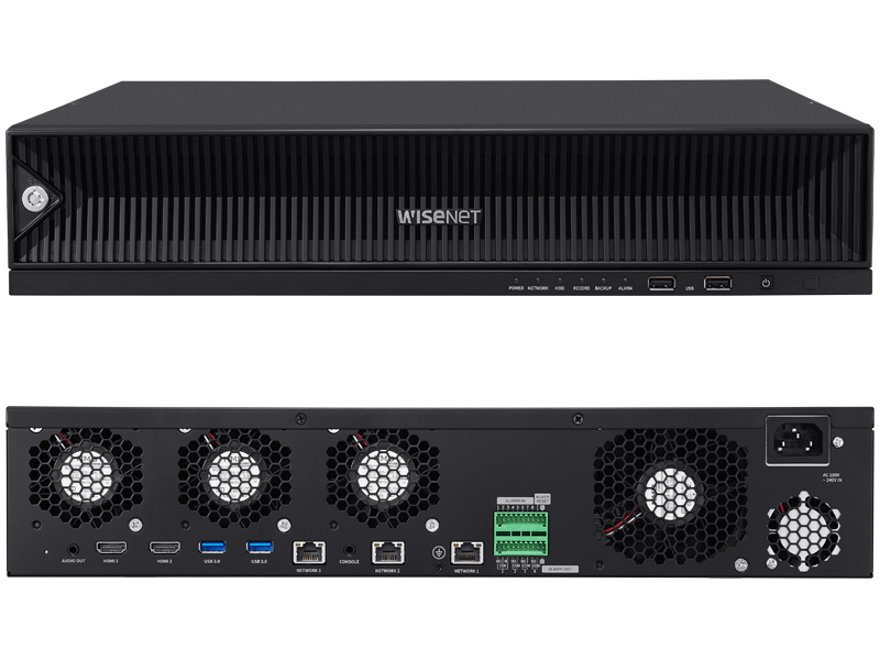 XRN-3210B2 - Rejestrator 32-kanałowy IP, do 32Mpx, 8xHDD, H.265 - Hanwha Techwin | XRN-3210B2