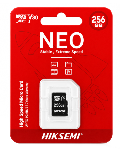 HS-TF-C1/256 - Karta pamięci microSD 256GB, 92Mb/s - HikSemi by Hikvision | HS-TF-C1/256