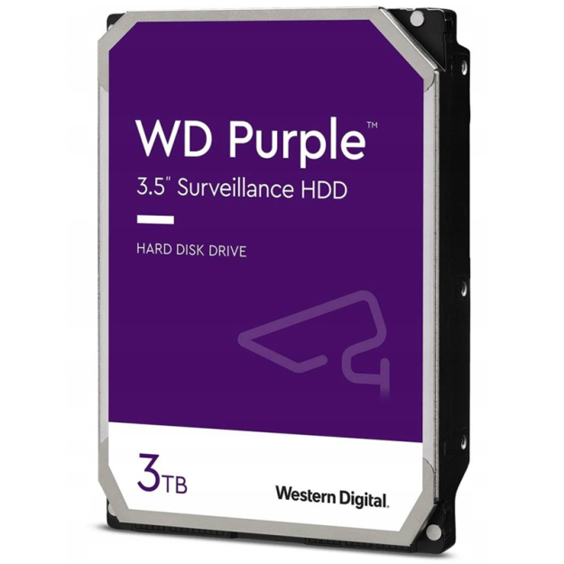 WD33PURX - Dysk twardy 3,5'' HDD 3TB Purple, dedykowany do CCTV  - Western Digital | 0718037856735