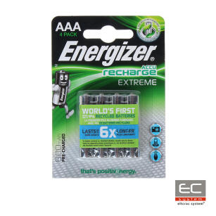 BAT-AAA/AKU-800*P4 - Bateria 1.2V Ni-MH AAA - ENERGIZER