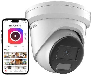 DS-2CD2347G2H-LIU - Kamera kopułkowa IP, 4MPx, 2.8mm, ColorVu, Smart Hybrid Light 40m, Mikrofon - Hikvision | 6942160415987