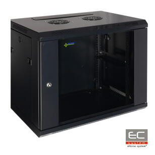 RW964GD - Szafa RACK 19" wisząca złożona 9U/600x450 - Pulsar | RW964GD