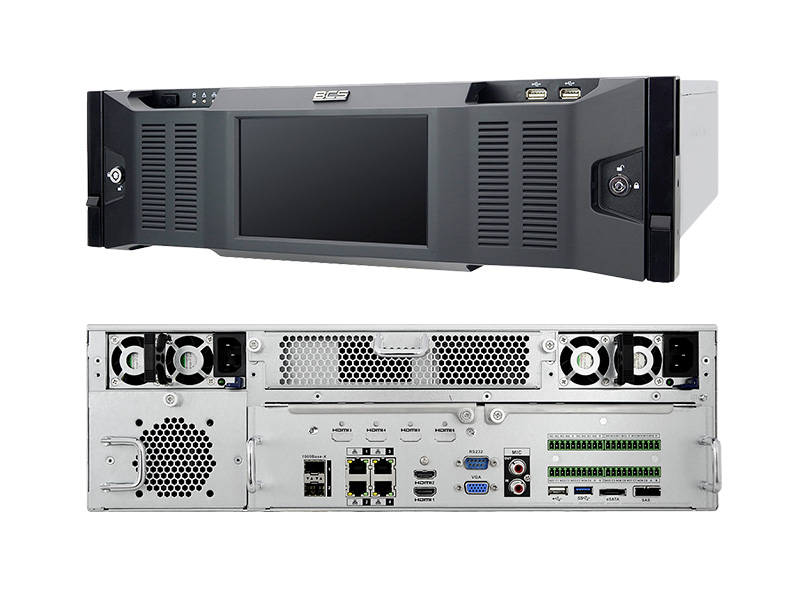 BCS-NVR12816DR-4K-II - Rejestrator IP 4K 128-kanałowy - BCS | BCS-NVR12816DR-4K-II