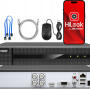 Zestaw do monitoringu TurboHD, 2 kamery Hybrid Light 5Mpx, rejestrator 4ch - HiLook by Hikvision | TVICAM-T5M-20DL + DVR-4CH-5MP