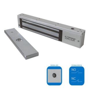 EL-600SL2 - Zwora elektromagnetyczna z przekaźnikiem i LED - SCOT | EL-600SL2