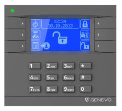 LCD GY-BL - Manipulator graficzny LCD do central PRiMA 16/64  - GENEVO | 5905033330085