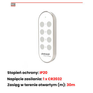 OR-SH-1720 - 3-kanałowy pilot zdalnego sterowania - ORNO
