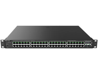 RG-NBS3100-48GT4SFP-P - Switch PoE 48+4 10/100/1000Mbps, zarządzalny, 4x SFP, 370W - Reyee by Ruijie | RG-NBS3100-48GT4SFP-P