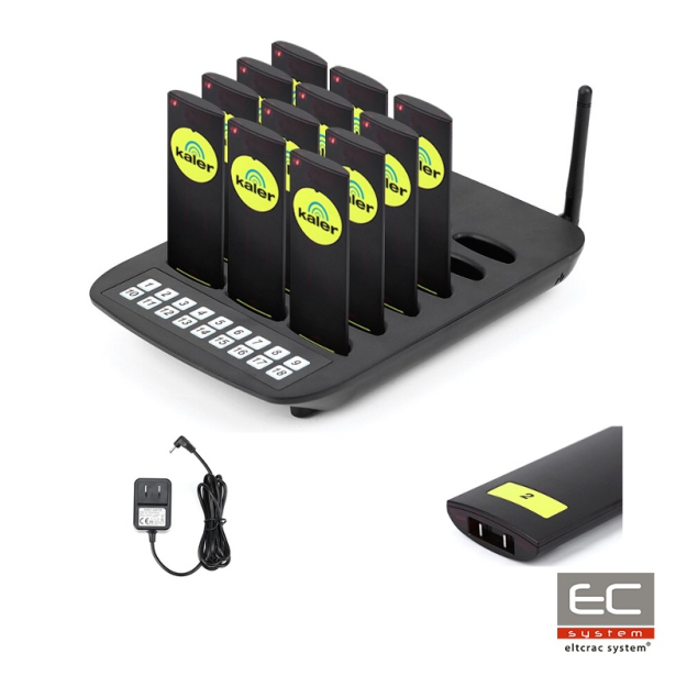 GEN-B2 / GEN-B2C - Zestaw do restauracji, baru, pubu 12 pagerów - Kaler | GEN-B2 / GEN-B2C